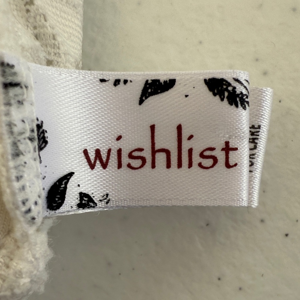 Wishlist Cream Ribbed Bralette - Picture 2 of 2